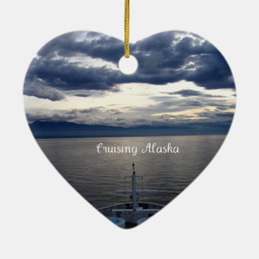 Cruise Alaska Keramisch Ornament (Achterkant)
