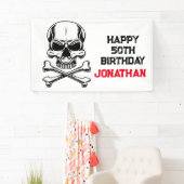 Cruise als een sull party als een piratencruise spandoek (Insitu)