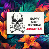 Cruise als een sull party als een piratencruise spandoek