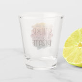 Cruise als een zeeman Drink als een piraat nautisc Shot Glas (Achterkant)