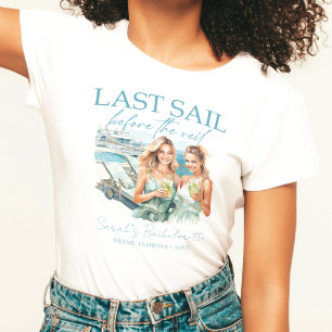Cruise Bachelorette Aangepaste Laatste Zeiltocht T-shirt