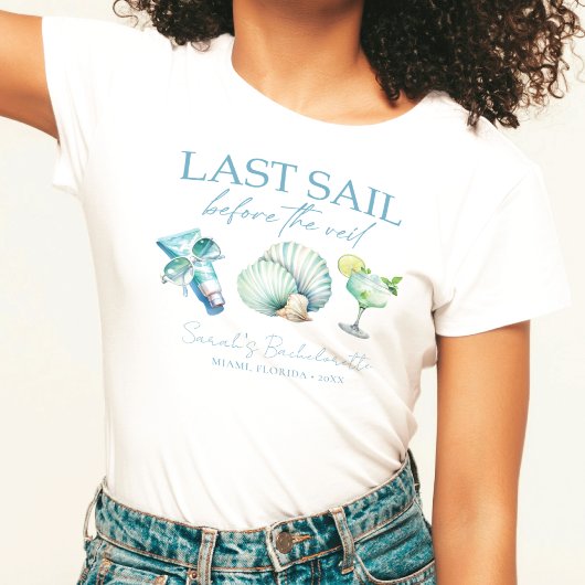 Cruise Bachelorette Custom Bride's Crew T-shirt