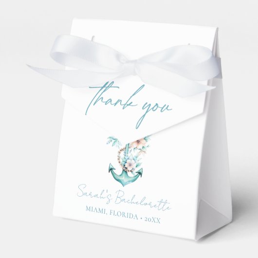 Cruise Bachelorette Laatste Zeiltocht voor de Slui Bedankdoosjes (Voorkant Zijde)