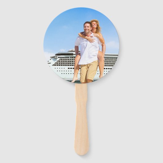 Cruise Bachelorette Party Foto gepersonaliseerd Handwaaier (Achterkant)
