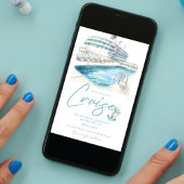 Cruise Bachelorette Party Waterverf Kaart