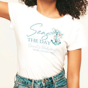 Cruise Bachelorette Persoonlijke Zees de Dag T-shirt