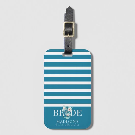 Cruise Bachelorette Weekendbruid Bagagelabel (Voorkant (verticaal))