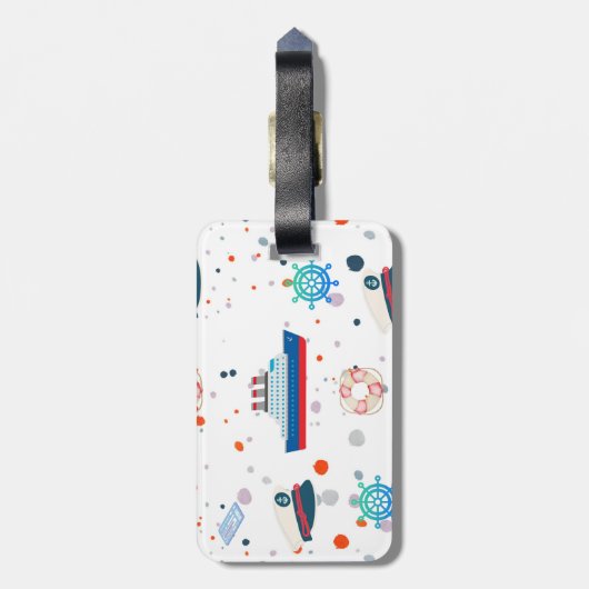 Cruise Bagagelabel (Achterkant verticaal)