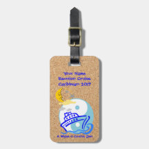 Cruise Bagagelabel met lederen band