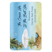 Cruise Bahamas Cabin Stateroom Deurmarkering Magneet (Verticaal)