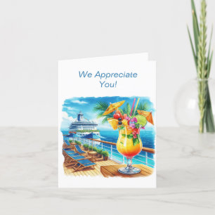 Cruise bedankkaart