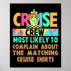Cruise Bemanning Die Het Meest Klaagt Over Bij elk Poster