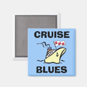 Cruise Blues - Carnaval Splendor Magneet (Voorkant / Achterkant)