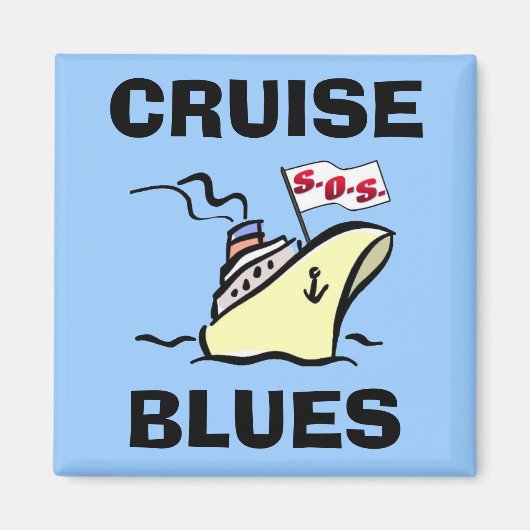 Cruise Blues - Carnaval Splendor Magneet (Voorkant)