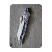 Cruise Boat op de Thames 3"x4" Magnet Magneet (Verticaal)