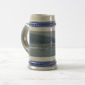 Cruise Boat op Tamsui Gray/Blue 22 oz Stein Bierpul (Voorkant links)