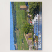 Cruise-boot, Rudesheim, Duitsland Legpuzzel (Verticaal)