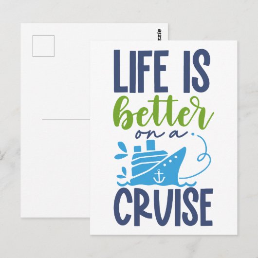 cruise briefkaart (Voorkant / Achterkant)
