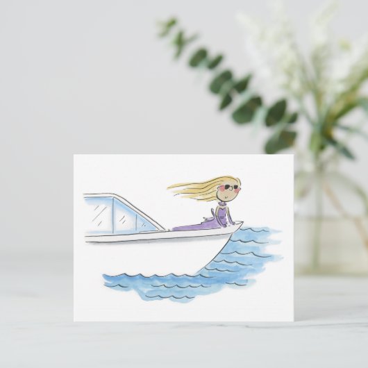 cruise briefkaart (Staand voorkant)