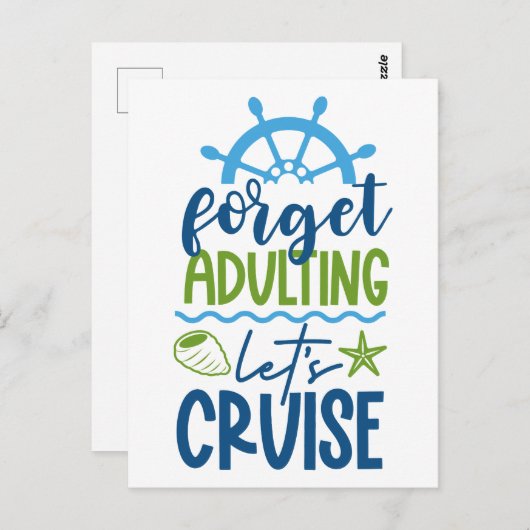 cruise briefkaart (Voorkant / Achterkant)