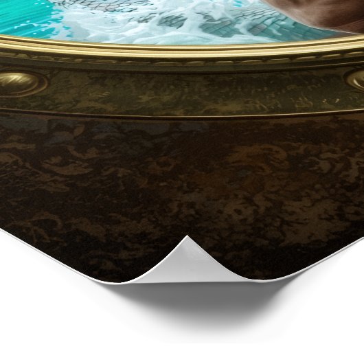 Cruise Cabin Merman Poster (Hoek)