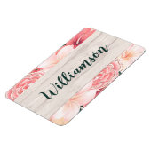 Cruise Cabine Deur Familie Reünie Monogram Bloemen Magneet (Linkerzijde)