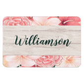 Cruise Cabine Deur Familie Reünie Monogram Bloemen Magneet (Horizontaal)