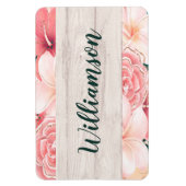 Cruise Cabine Deur Familie Reünie Monogram Bloemen Magneet (Verticaal)