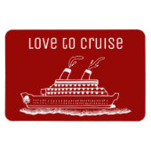 Cruise Cabine Stateroom Deurmarker Love To Cruise Magneet (Horizontaal)