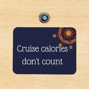 Cruise calorieën stateroom grappige cruise deur magneet