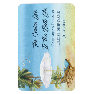 Cruise Caribisch eiland Cabine deur marker Magneet