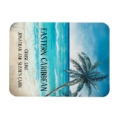 Cruise Caribische Bahamas Mexico Beach door Magneet (Horizontaal)