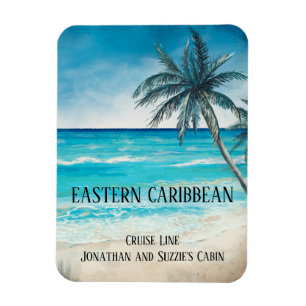 Cruise Caribische Bahamas Mexico Beach door Magneet