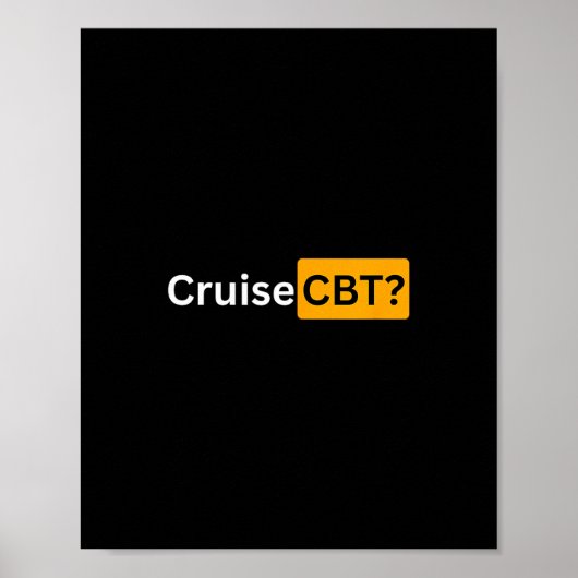 Cruise Cbt - Y Cruising Bon Voyage Cadeaus  Poster (Voorkant)