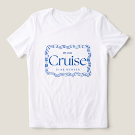 'Cruise Club-lid' Aanpasbare Jaar-typografie Tri-Blend Shirt