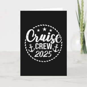 Cruise Crew 2025 Anker Zeil Vakantie Trip Groep Kaart