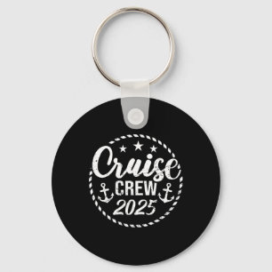 Cruise Crew 2025 Anker Zeilvaart Vakantie Trip Gro Sleutelhanger