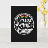 Cruise Crew 2025 Making Memories Together Summer V Kaart (Gele Bloem)