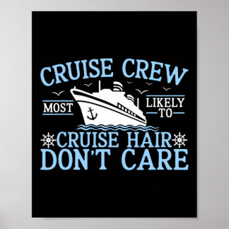 Cruise Crew 2025 Waarschijnlijkste Cruise Haar Maa Poster