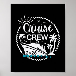 Cruise Crew 2026 Familie- en Vrienden Cruises Groe Poster