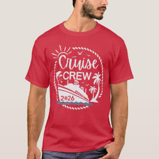 Cruise Crew 2026 Familie- en Vrienden Cruises Groe T-shirt