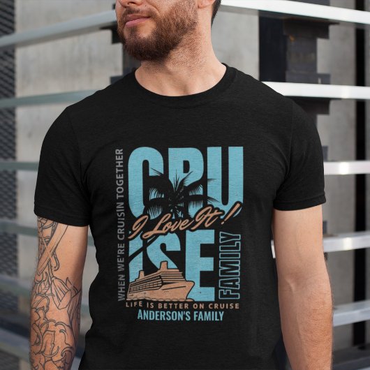 Cruise Crew aangepaste familie reünie zomervakanti T-shirt