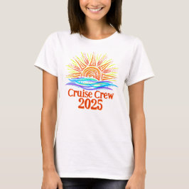 Cruise Crew en de zon T-shirt