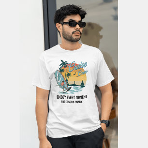 Cruise Crew Summer Family Reunion Sunset T-Shirt