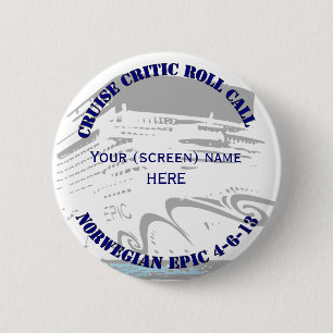 Cruise Critic 4-6-Button Ronde Button 5,7 Cm