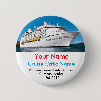 Cruise Critical Name Badge Ronde Button 5,7 Cm