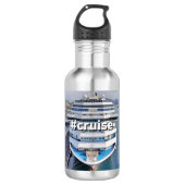 Cruise - #cruise water fles (Voorkant)