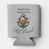 Cruise Day Drink Pub Crawl Blikjeskoeler (Achterkant)