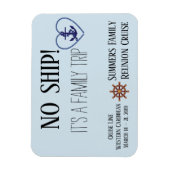 Cruise Deuren Gepersonaliseerd Geen schip Magneet (Verticaal)