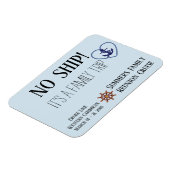 Cruise Deuren Gepersonaliseerd Geen schip Magneet (Linkerzijde)